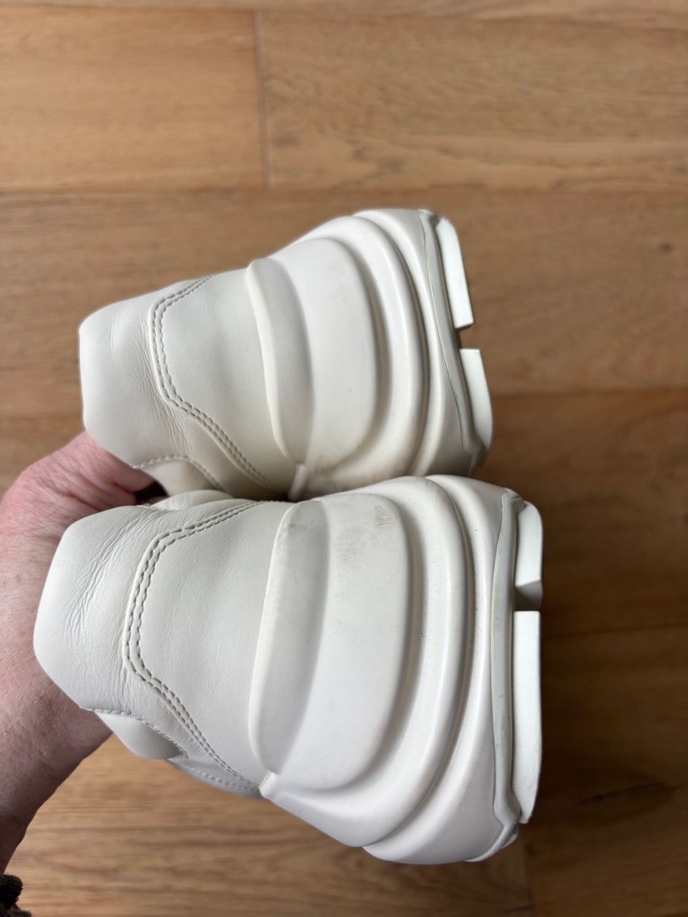 Gucci rython leather sneakers womens 6.5 - Picture 6 of 12